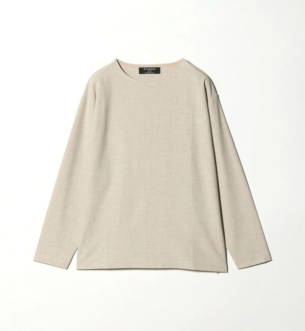 UNITED ARROWS green label relaxing「KIVANC ノーカラー 長袖 Tシャツ」|Tシャツ・カットソー|