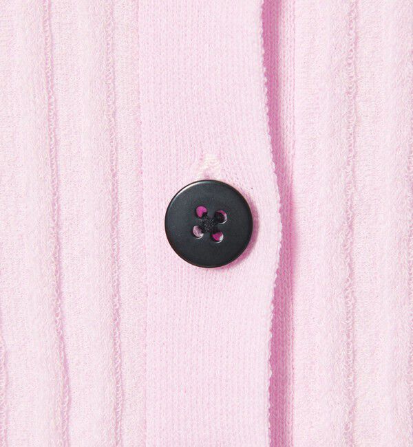 EMMEL REFINES「＜EMMEL REFINES＞EM HW リブボタン ウェーブヘム カーディガン」|カーディガン|