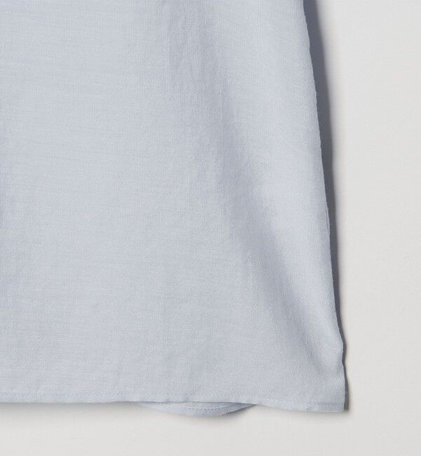 EMMEL REFINES「＜EMMEL REFINES＞EM スパンボイル フリル ブラウス」|シャツ・ブラウス|