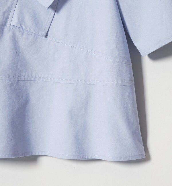 EMMEL REFINES「＜EMMEL REFINES＞EM タックフリル 5スリーブ ブラウス」|シャツ・ブラウス|