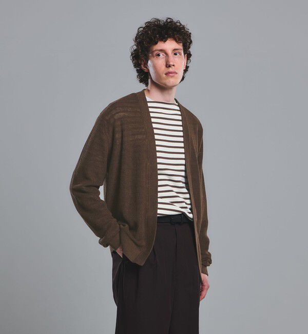 UNITED ARROWS green label relaxing「リネン アゼ イージーカーディガン」|カーディガン|