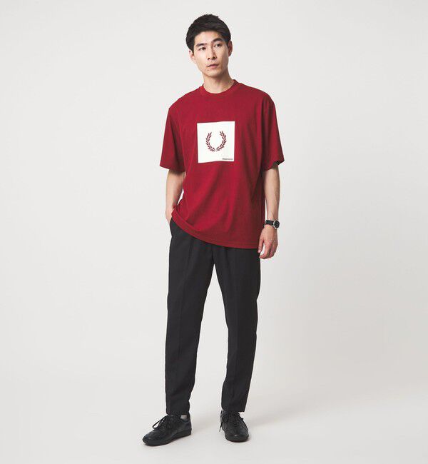 UNITED ARROWS green label relaxing「【国内EXCLUSIVE】＜FRED PERRY＞ボックス ロゴ Tシャツ」|Tシャツ・カットソー|