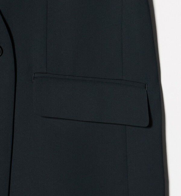 UNITED ARROWS green label relaxing「［size SHORTあり］サラフール ノーラペル ジレ ストレッチ UVカット」|ノーカラージャケット|