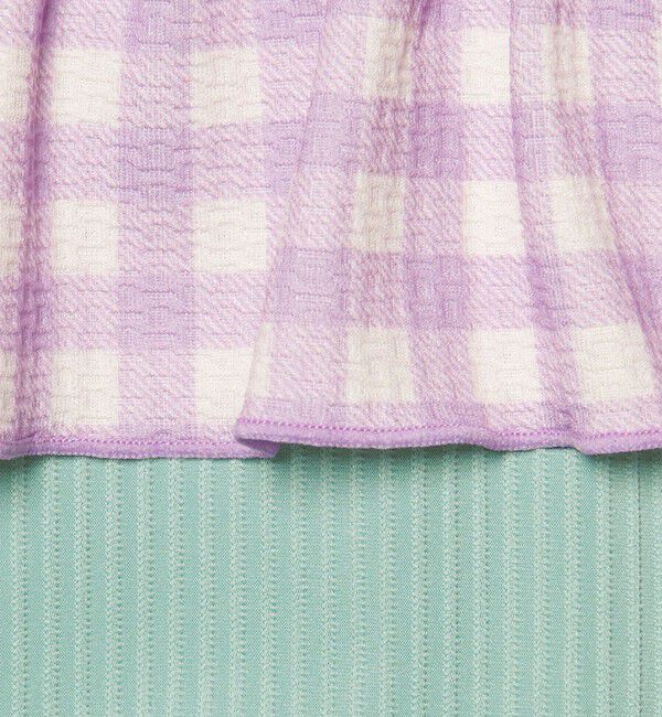 UNITED ARROWS green label relaxing「GLR ギンガム ラッシュガード セット / 水着 / キッズ 100cm-130cm」|スポーツ|