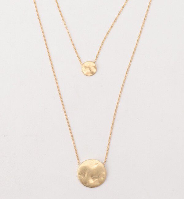 BEAUTY&YOUTH UNITED ARROWS「タタキサークル ネックレス -2WAY-」|ネックレス|GOLD