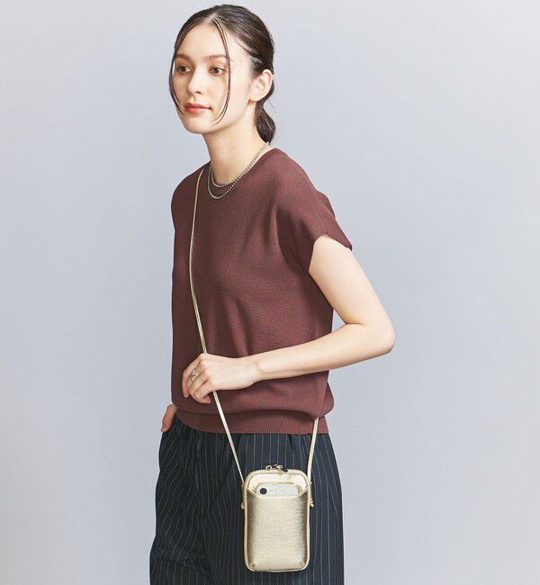 BEAUTY&YOUTH UNITED ARROWS「レザー ジップスリム ウォレットショルダー」|ショルダー・メッセンジャー|