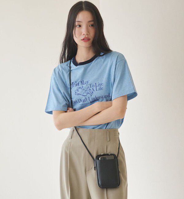 BEAUTY&YOUTH UNITED ARROWS「レザー ジップスリム ウォレットショルダー」|ショルダー・メッセンジャー|