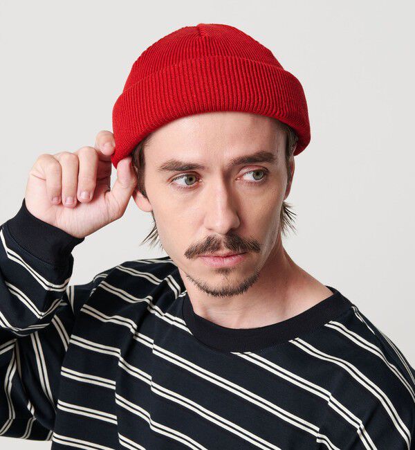 BEAUTY&YOUTH UNITED ARROWS「＜Racal＞ ロール ニットキャップ」|ニット帽|RED