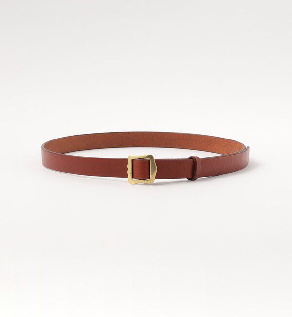 STEVEN ALAN「＜Steven Alan＞レザー スライド バックル ベルト」|ベルト|MD.BROWN