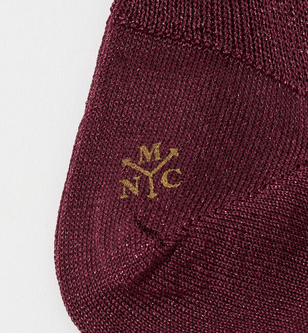 BEAUTY&YOUTH UNITED ARROWS「＜MARCOMONDE＞グリッター リブ ソックス」|ソックス|