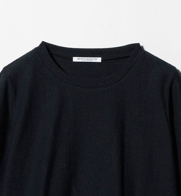 BEAUTY&YOUTH UNITED ARROWS「コットンポリエステル ラメロングスリーブカットソー」|Tシャツ・カットソー|