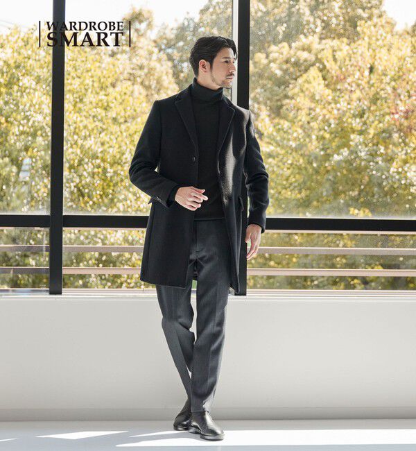 BEAUTY&YOUTH UNITED ARROWS「【WEB限定 WARDROBE SMART】PE メルトン チェスターコート」|チェスターコート|