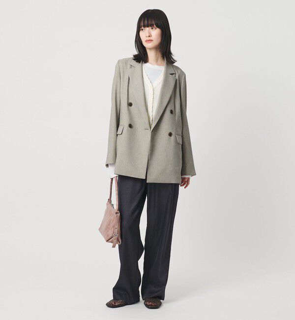 BEAUTY&YOUTH UNITED ARROWS「リネンライク ダブルジャケット」|テーラードジャケット|