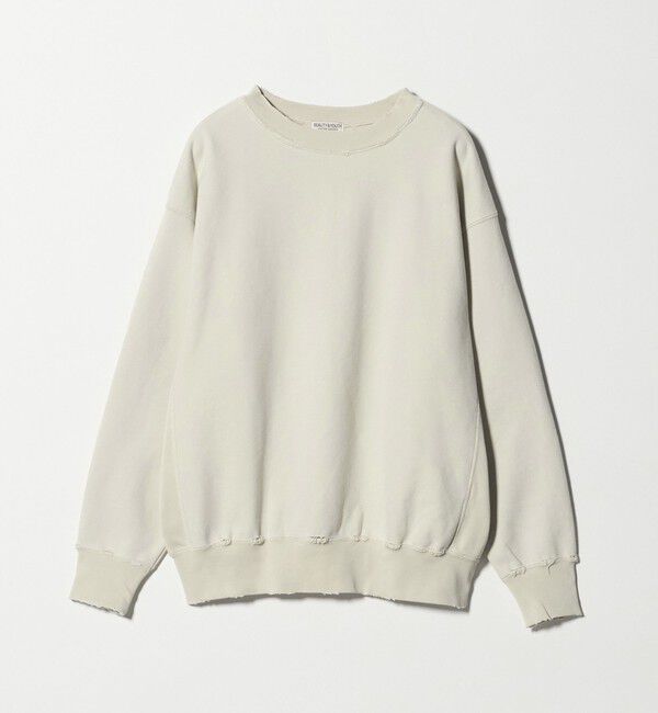 BEAUTY&YOUTH UNITED ARROWS「ピーチスキン ダメージ クルーネック スウェット」|スウェット・ジャージ|