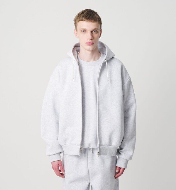 MONKEY TIME「ボンディング フルジップ フーディー」|カーディガン|