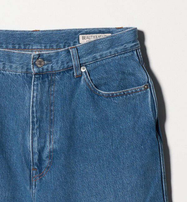 BEAUTY&YOUTH UNITED ARROWS「フェード バギー テーパード 5P デニムパンツ」|チノ|