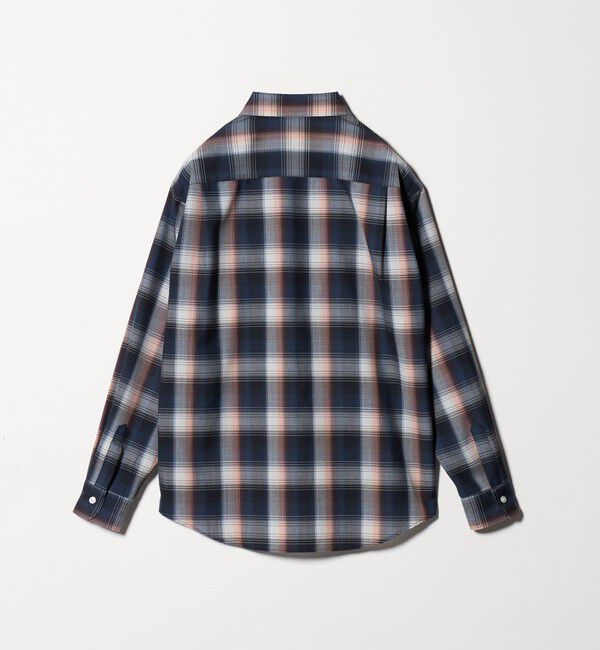 BEAUTY&YOUTH UNITED ARROWS「尾州 TW オンブレ チェック レギュラー シャツ GRANDE TAPERD型 ウォッシャブル MADE IN JAPAN」|シャツ・ブラウス|