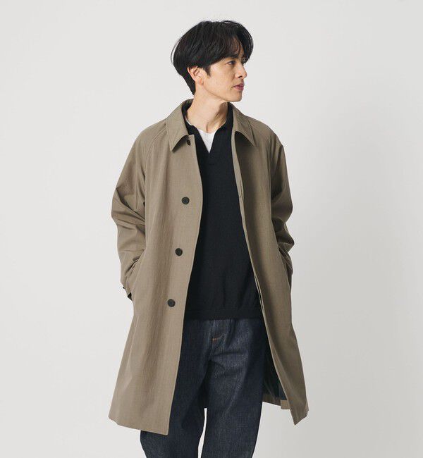 BEAUTY&YOUTH UNITED ARROWS「ウォッシャー バルマカン コート」|ステンカラーコート|BEIGE