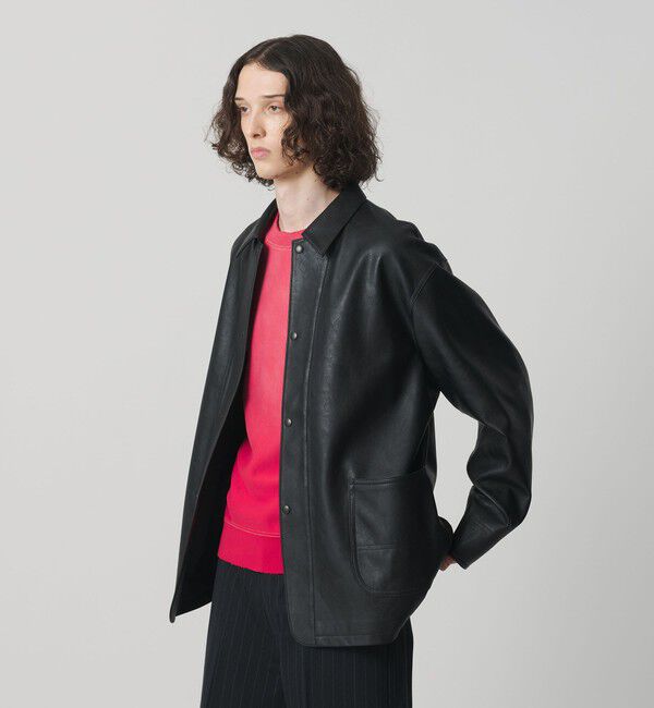 MONKEY TIME「レザーライク カバーオール」|その他|