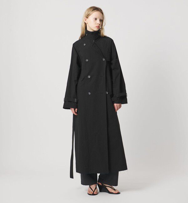 ATTISESSION「＜ATTISESSION＞コットン ナイロン カットオフ トレンチ コート」|トレンチコート|