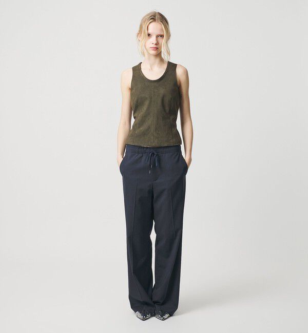 ATTISESSION「＜ATTISESSION＞ストレート トラウザー ストライプ」|スラックス|