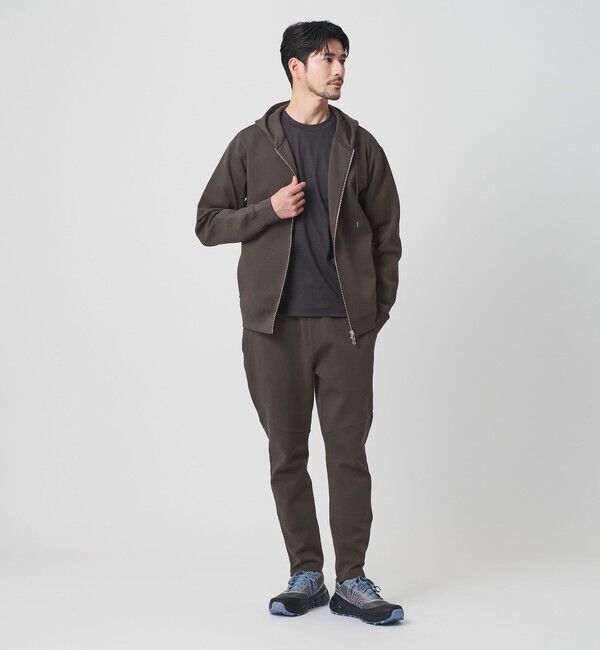 BEAUTY&YOUTH UNITED ARROWS「【WEB限定 WARDROBE SMART】ダブルニット イージーパンツ/セットアップ対応【抗菌・防臭】」|チノ|