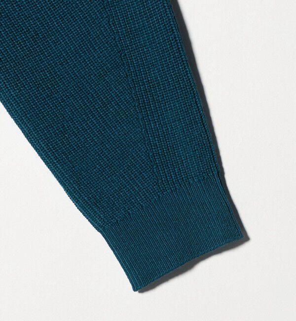 BEAUTY&YOUTH UNITED ARROWS「ギマ コットン アゼ 3ボタン ポロカラー ニット ウォッシャブル」|ニット・セーター|