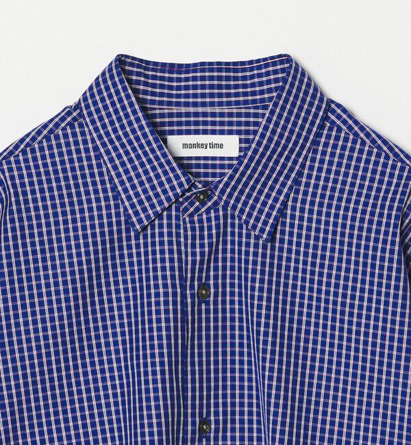 MONKEY TIME「コットン クロップド シャツ」|シャツ・ブラウス|