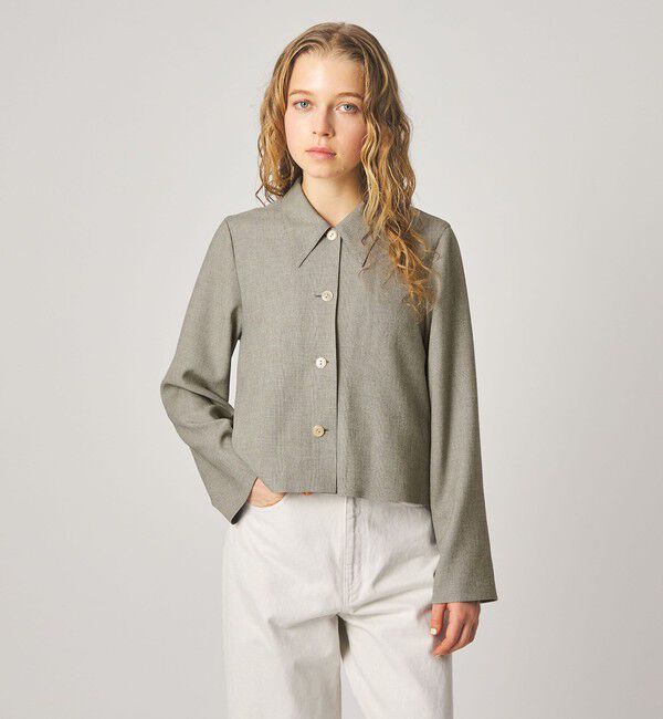 STEVEN ALAN「＜Steven Alan＞ロングスリーブ シャツジャケット」|その他|BEIGE