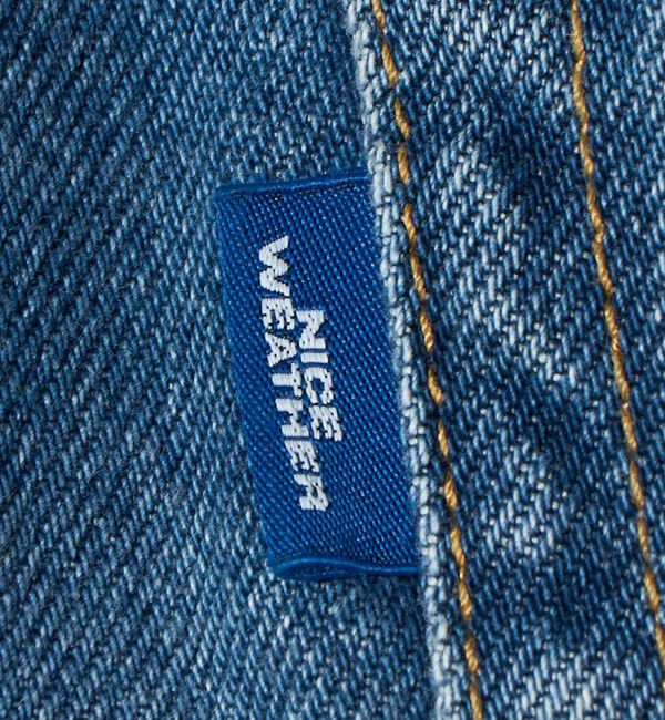 NICE WEATHER「＜NICE WEATHER＞5P レギュラーデニムパンツ」|チノ|