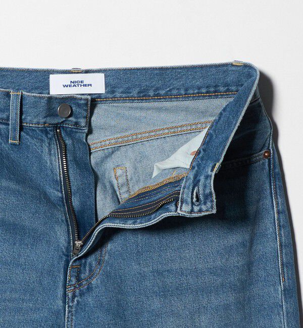 NICE WEATHER「＜NICE WEATHER＞5P レギュラーデニムパンツ」|チノ|