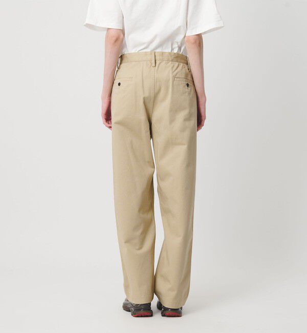 NICE WEATHER「＜NICE WEATHER＞タック テーパード チノパンツ」|チノ|