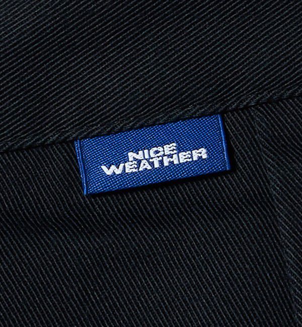 NICE WEATHER「＜NICE WEATHER＞タック テーパード チノパンツ」|チノ|
