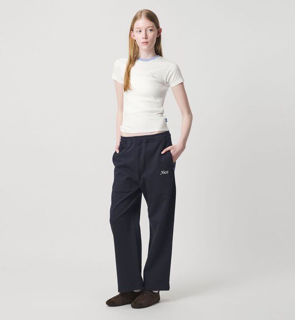 NICE WEATHER「＜NICE WEATHER＞ウィメンズ ロゴ スウェットパンツ」|その他|