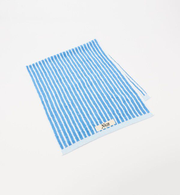 NICE WEATHER「＜NICE WEATHER＞ストライプ タオル」|タオル|LT.BLUE
