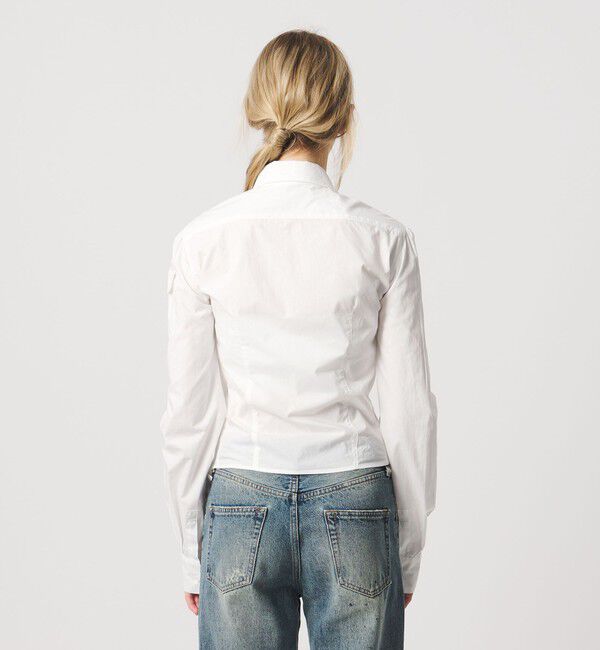 ATTISESSION「＜ATTISESSION＞コットン ギャザー ヨーク シャツ」|シャツ・ブラウス|