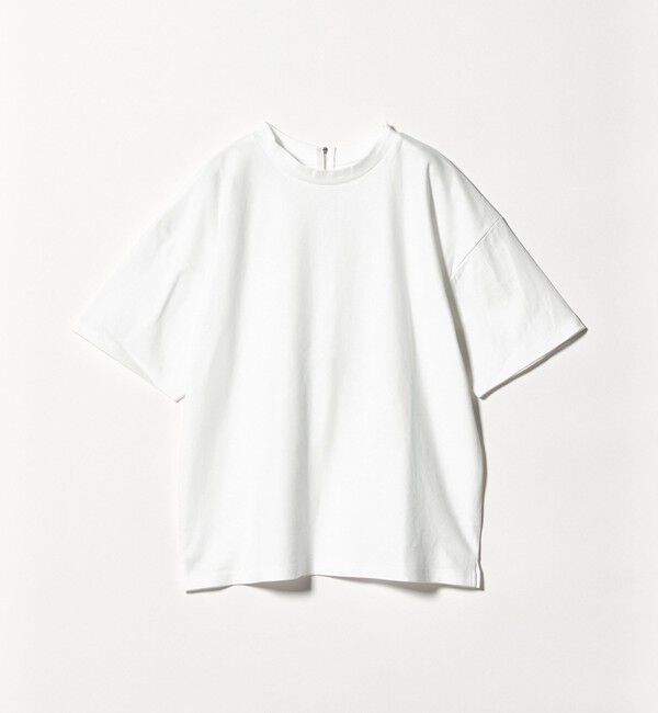 MONKEY TIME「ポンチ バックジップ Tシャツ」|Tシャツ・カットソー|WHITE