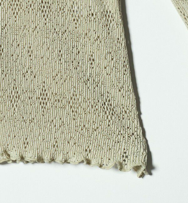 BEAUTY&YOUTH UNITED ARROWS「レースプリーツ シャツカーディガン ウォッシャブル」|カーディガン|