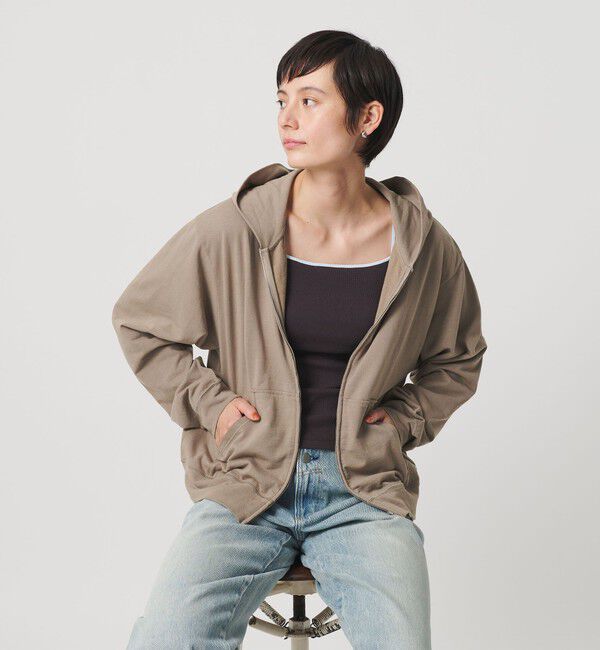 BEAUTY&YOUTH UNITED ARROWS「コットン UVカット ジップパーカー」|パーカー|MOCA