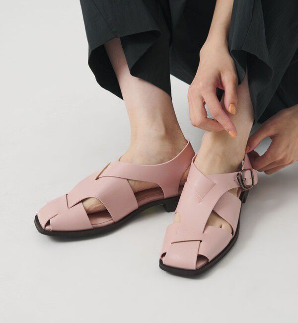 BEAUTY&YOUTH UNITED ARROWS「ヘンケイライン グルカサンダル」|サンダル|LT.PINK