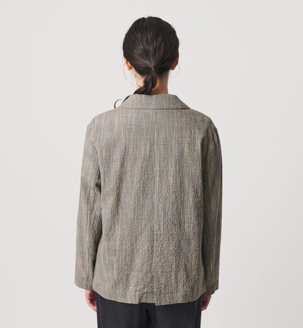 BEAUTY&YOUTH UNITED ARROWS「【WEB限定】グレンチェック ダブルジャケット ウォッシャブル」|テーラードジャケット|