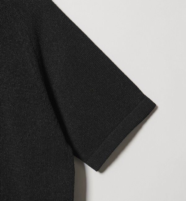 BEAUTY&YOUTH UNITED ARROWS「ペーパーヤーン サドルスリーブ クルーネック ニット」|ニット・セーター|