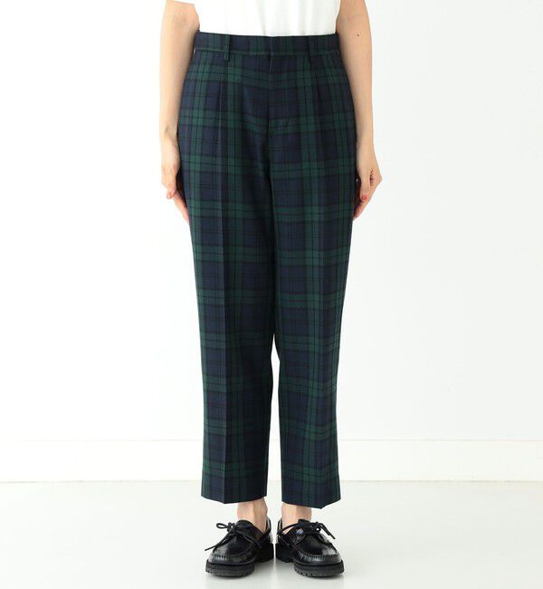 BEAMSBOY「BEAMS BOY / ポリエステル ウール シンチ バック スラックス」|スラックス|