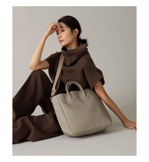 Demi-Luxe BEAMS 「YOUNG&OLSEN / ショルダー トートバッグ M」|トートバッグ|別DEEP_TAUPE
