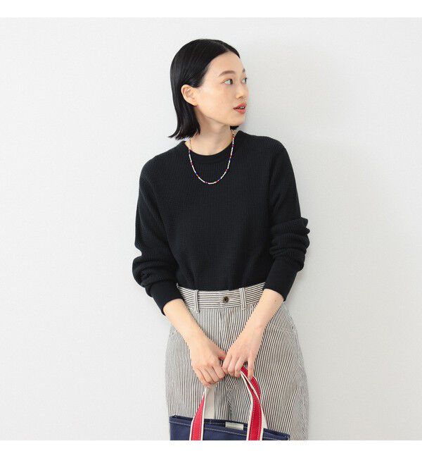 BEAMSBOY「コットン サーマル クルーネック ロングスリーブ Tシャツ」|Tシャツ・カットソー|