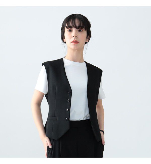 Demi-Luxe BEAMS 「AK+1 / スーパーブラック ベスト」|ダウン|
