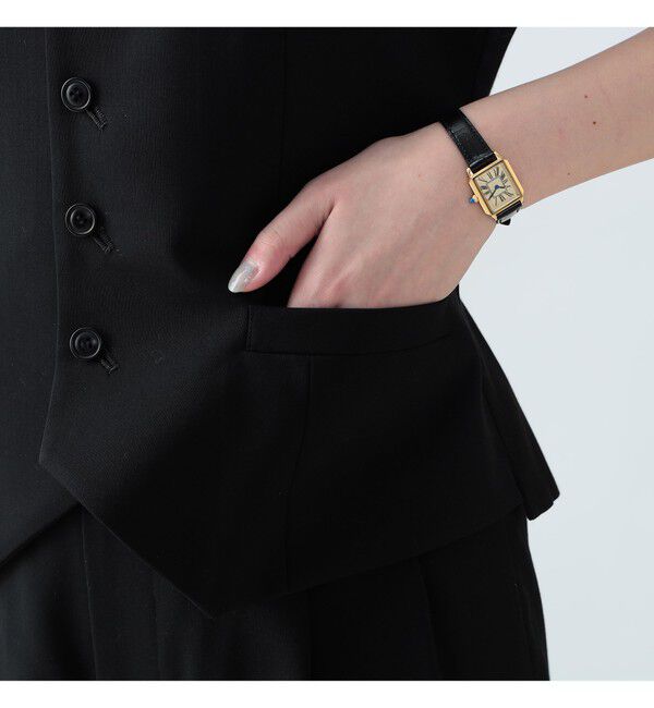 Demi-Luxe BEAMS 「AK+1 / スーパーブラック ベスト」|ダウン|