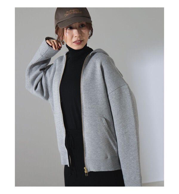 Demi-Luxe BEAMS 「ダンボール ジップ パーカー」|Tシャツ・カットソー|