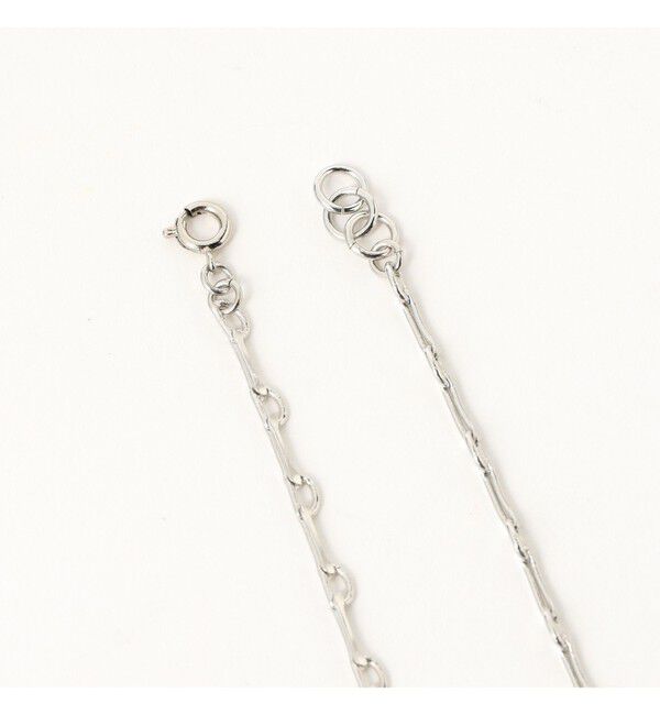 Ray BEAMS 「ドロップ ガラス チェーン ネックレス」|ネックレス|