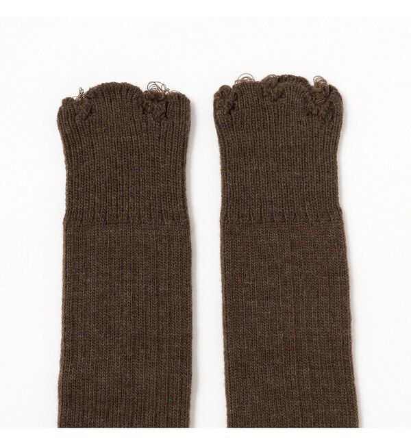 BEAMSBOY「maturely / ダメージ アームウォーマー」|手袋|